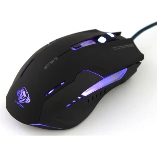 Mysz komputerowa E-BLUE Auroza G przewodowa, czarna, 3000 DPI EMS607BKAA-IU