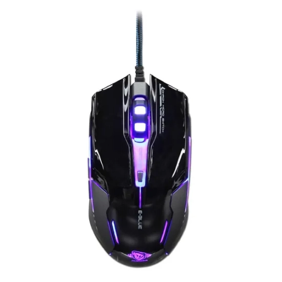 Mysz komputerowa E-BLUE Auroza G przewodowa, czarna, 3000 DPI EMS607BKAA-IU