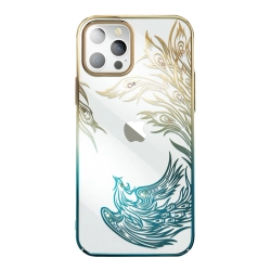 KINGXBAR Luksusowe etui iPhone 14 Plus z kryształami Phoenix Series