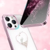 KINGXBAR Etui do telefonu iPhone 14 Plus ozdobione kryształami Wish Series