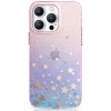 KINGXBAR Etui pokrowiec w gwiazdki iPhone 14 Plus Heart Star Series ZODIAC