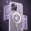 KINGXBAR Magnetyczne etui iPhone 14 Plus MagSafe PQY Geek Series złote
