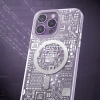 KINGXBAR Magnetyczne etui iPhone 14 Plus MagSafe PQY Geek Series złote