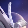KINGXBAR Magnetyczne etui iPhone 14 MagSafe PQY Ice Crystal Series szare