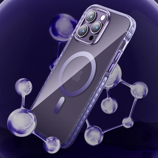KINGXBAR Magnetyczne etui iPhone 14 Plus MagSafe PQY Ice Crystal Series