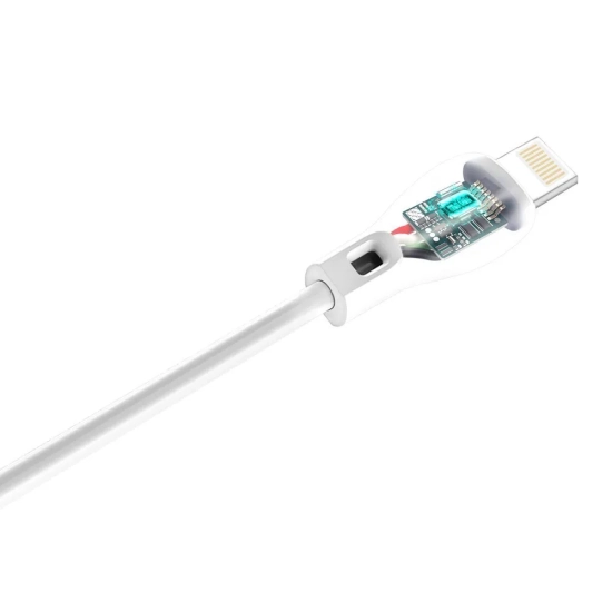 DUDAO Przewód kabel do iPhone USB - Lightning 2.4A 1m biały