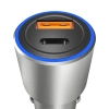 DUDAO Ładowarka samochodowa USB USB-C PD QC 22,5W szary