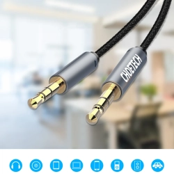 CHOETECH Kabel przewód audio AUX do głośnika 2x mini jack 3.5mm męski 1.2m