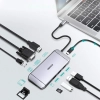 CHOETECH Wielofunkcyjny HUB USB czytnik kart SD i TF HDMI 4K VGA Full HD