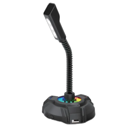 Hub USB HP komputerowy mikrofon, DHP-1100C, czarny, lampka LED 194S1AA