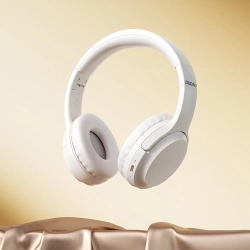 DUDAO Słuchawki nauszne bezprzewodowe ANC Bluetooth 5.3 białe