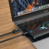 DUDAO Kabel przewód USB - USB Typ C Super Fast Charge 1 m czarny