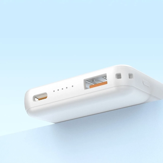 DUDAO Powerbank 5000mAh magnetyczny z ładowarką indukcyjną MagSafe biały