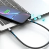 DUDAO Kabel przewód płaski krótki do iPhone USB-C - Lightning L10P PD 20W