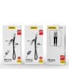 DUDAO Kabel przewód płaski krótki do iPhone USB-C - Lightning L10P PD 20W