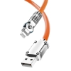 DUDAO Mocny kabel kątowy do iPhone USB-A - Lightning 30W 1m rotacja 180
