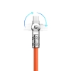 DUDAO Mocny kabel kątowy do iPhone USB-A - Lightning 30W 1m rotacja 180