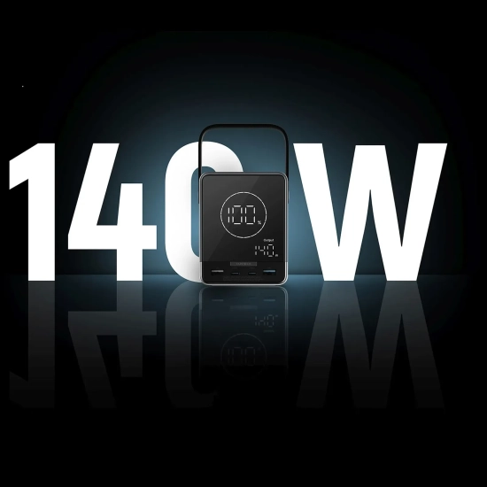 Powerbank Cuktech P01CT 40000mAh 300W bezprzewodowy czarny