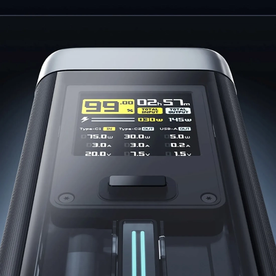 Powerbank Cuktech CUK00P23GLBK 25000mAh 210W czarny