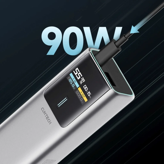Powerbank Cuktech CKPB100PGLBL 10000mAh 150W szary