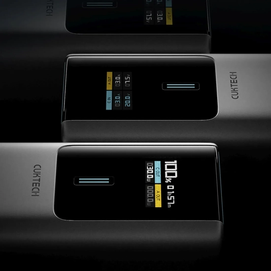 Powerbank Cuktech CKPB100PGLBL 10000mAh 150W szary