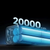 CUKTECH Powerbank 20000mAh USB-C USB-A 100W - szary