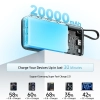 CUKTECH Powerbank 20000mAh USB-A USB-C z wbudowanym kablem USB-C 55W