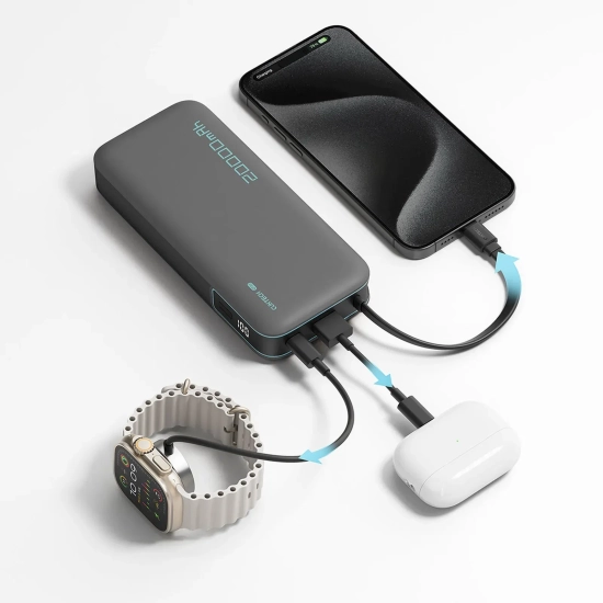 Powerbank Cuktech CUKP200NGLLG 20000mAh 55W biały