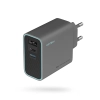 CUKTECH Ładowarka sieciowa USB-C USB-A GaN 65W - szara