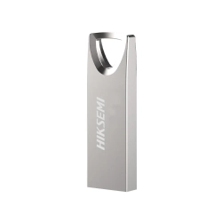 Szary metalowy pendrive HIKSEMI Classic M200 8 GB z kompaktową obudową i złączem USB-A.