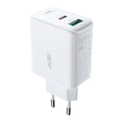 ACEFAST Ładowarka sieciowa USB-C USB 32W PPS PD QC 3.0 AFC FCP biały
