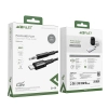 ACEFAST Kabel przewód audio AUX USB-C - 3.5mm mini jack 1.2m czarny