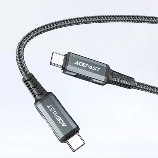 ACEFAST 2w1 Ładowarka sieciowa z kablem USB-C + przejściówka adapter USB-C