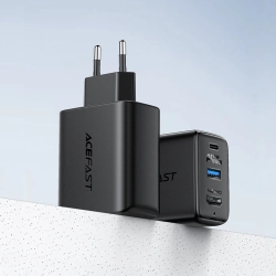 ACEFAST 2w1 Ładowarka sieciowa z kablem USB-C + przejściówka adapter USB-C