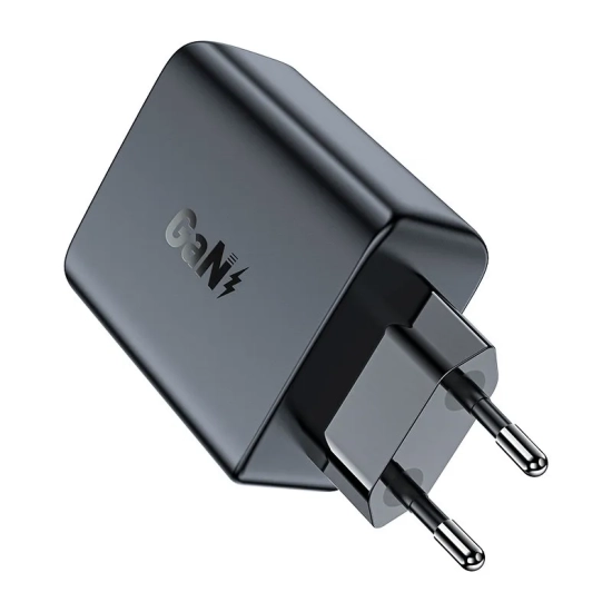ACEFAST Ładowarka sieciowa A29 GaN dwa porty USB-C PD 50W czarny