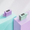 ACEFAST Ładowarka sieciowa GaN 65W 3 porty 1x USB 2x USB-C fioletowa