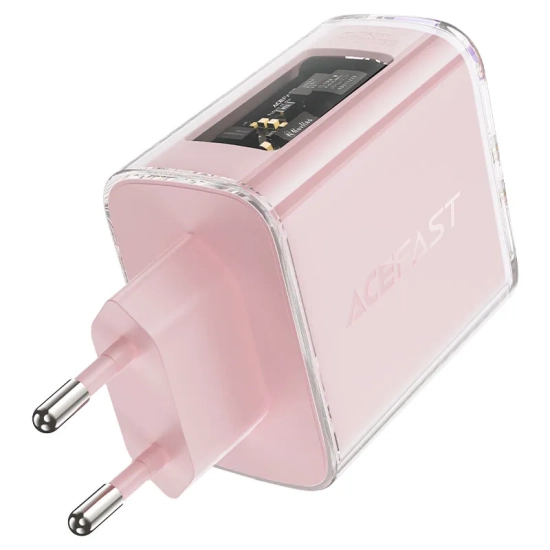 ACEFAST Ładowarka sieciowa GaN 65W 3 porty 1x USB 2x USB-C zielona