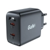 ACEFAST Szybka ładowarka sieciowa GaN 35W PD 2x USB-C czarna