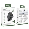 ACEFAST Szybka ładowarka sieciowa GaN 35W PD 2x USB-C czarna
