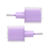 ACEFAST Ładowarka sieciowa z wyświetlaczem PD 30W GaN3 USB-C fioletowa
