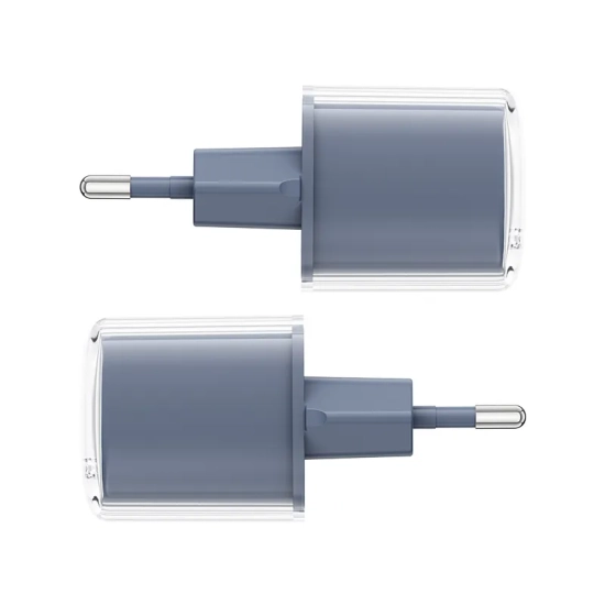 ACEFAST Ładowarka sieciowa z wyświetlaczem PD 30W GaN3 USB-C szara