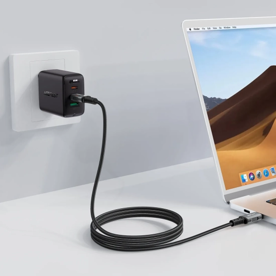 ACEFAST Kabel przewód USB-C USB4 PD3.1 5A do transmisji danych i Video 4K