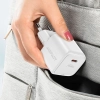 ACEFAST Mini Ładowarka sieciowa PD 30W GaN + kabel USB-C biała