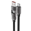 ACEFAST Kabel przewód USB-C - USB-A / USB-C 480Mb/s 3A 0.2m - czarny
