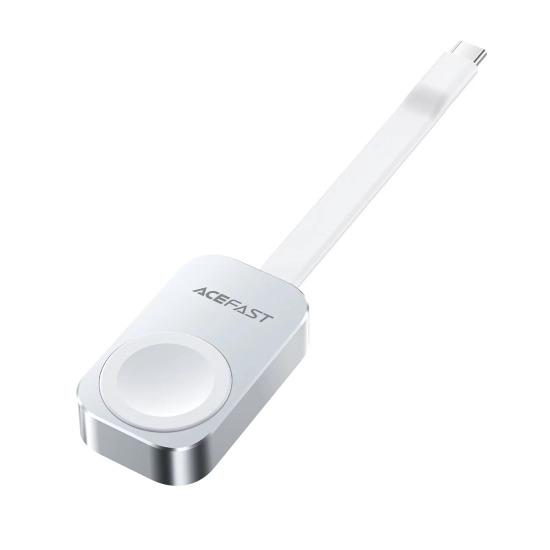 ACEFAST Ładowarka bezprzewodowa do Apple Watch 5W- srebrna