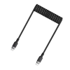 ACEFAST Kabel przewód spiralny USB-C - USB-C 480Mb/s 3A 1.2m - czarny