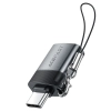 ACEFAST Adapter przejściówka USB-A - USB-C - szary