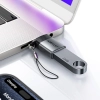ACEFAST Adapter przejściówka USB-A - USB-C - szary