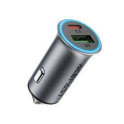 ACEFAST Ładowarka samochodowa USB-A USB-C 95W - szara