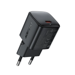 ACEFAST Ładowarka sieciowa USB-C GaN PD 20W - czarna